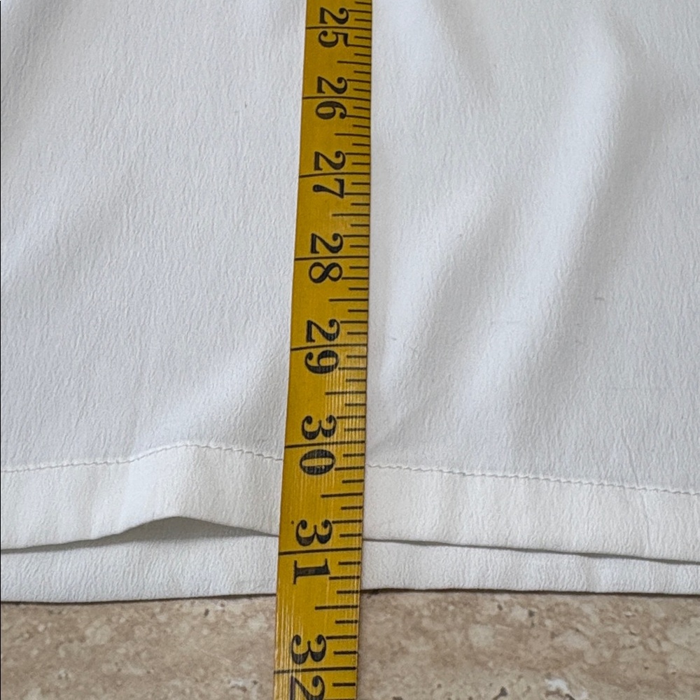 Zara, Comfortable, airy Tunic White Blouse w/silver beading. Great Condition. - Picture 9 of 11